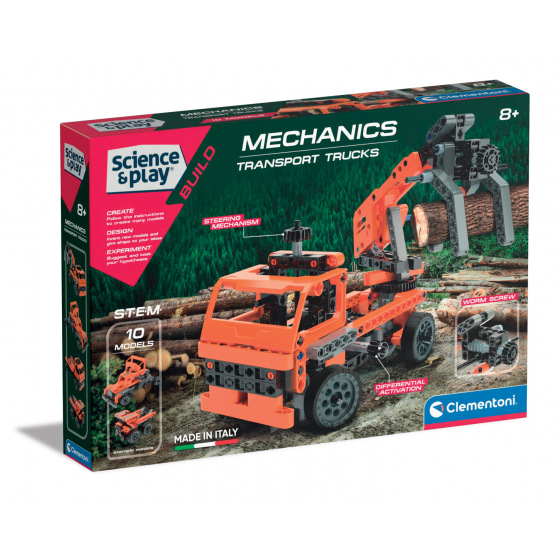 Clementoni SCIENCE - Prepravné nákladné autá (CZ, SK, PL, HU)