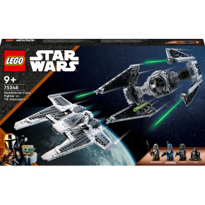 LEGO Star Wars 75348 Mandaloriański myśliwiec klasy Fang kontra myśliwiec przechwytujący TIE