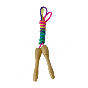 SPORTO Švihadlo s dřevěnou rukojetí