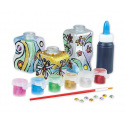 Kreativní sada Třpytivé vázy - malování na sklo s doplňky v krabici