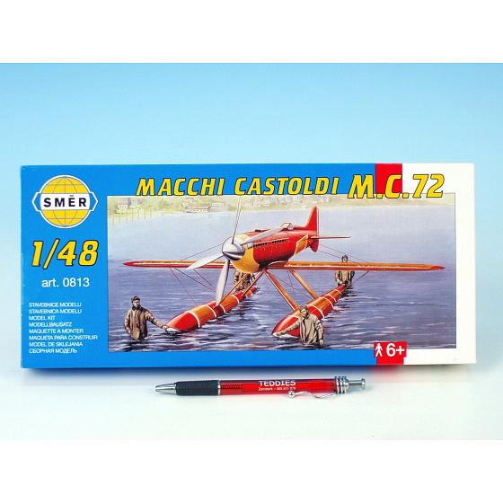 Směr Model Macchi Castoldi M.C.72 1:48 17,5x19cm v krabici 31x13,5x3,5cm