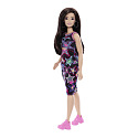 Mattel Barbie FASHIONISTAS MODELKA V ŠATECH S BAREVNÝMI HVĚZDAMI