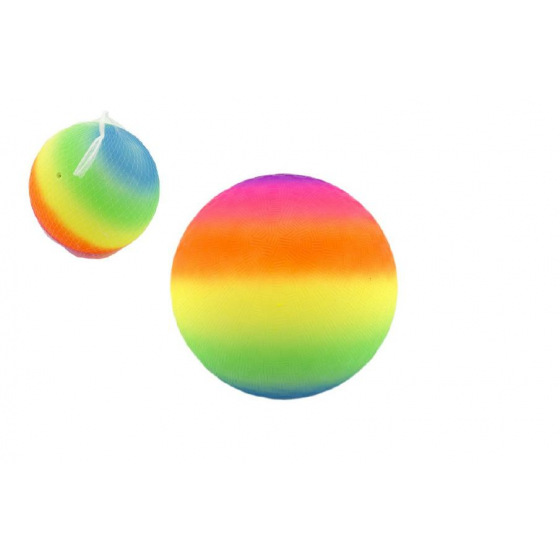 Teddies Míč duhový 23cm v síťce