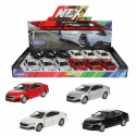 Teddies Auto Welly Škoda Octavia (new generation) kov/plast 12cm 4 barvy na zpětné natažení
