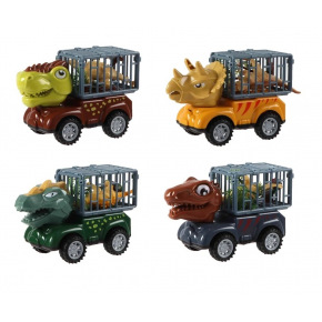 Rappa Samochód z kołem zamachowym Dinozaur z figurką