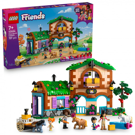 LEGO Friends 42654 Ranč s poníkmi a stajňou
