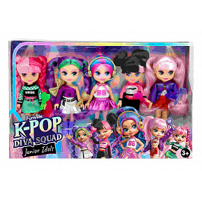 ORBICO K Pop Diva Squad JuniorSet 5-ti panenek 13 cm ORBICO K Pop Diva Squad JuniorSet 5-ti panenek 13 cm