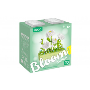 KOCO Stavebnice mini KOCO Jasmín plast 285ks v krabičce 11x12x5cm