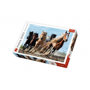 Trefl Puzzle Trefl Galopujący Koń 1000 sztuk 68,3x48cm w pudełku 40x27x6cm