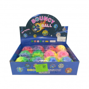 Rappa Míček skákací duhový 7 cm