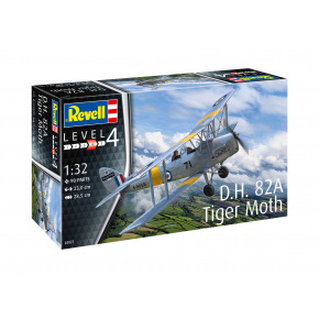 Revell Plastic ModelKit letadlo 03827 - D.H. 82A Tiger Moth (1:32)