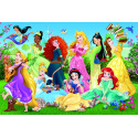 Trefl Puzzle Bezaubernde Prinzessinnen/Disney 100 Teile 41x27,5cm in Schachtel 29x19x4cm