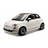 Bburago - Auta HOBBY, Fiat 500 (2007), bílá, 1:24