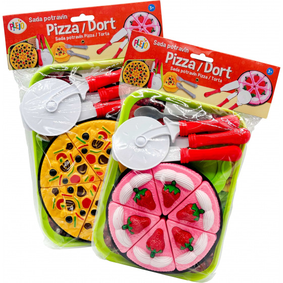 Mac Toys Sada potravin pizza/dort