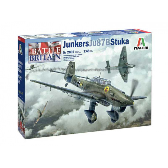 Italeri  Model Kit lietadlo 2807 - Ju-87B Stuka - Battle of Britain 80th Anniversary (1:48)