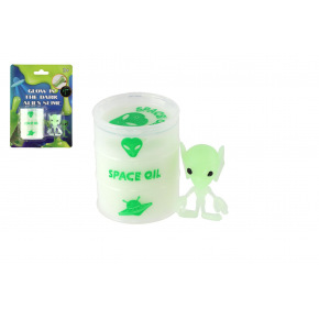 Teddies Sliz - hmota 6cm svietiaca v tme + mimozemšťan na karte 12,5x17x5cm Teddies Sliz - hmota 6cm svietiaca v tme + mimozemšťan na karte 12,5x17x5cm