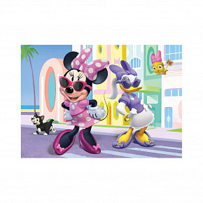Dino MINNIE A DAISY VE MĚSTĚ 100 XL Puzzle