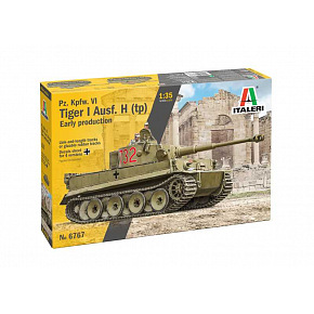 Italeri Model Kit tank 6767 - Pz. Kpfw. VI Tiger I Ausf. E/H1 (1:35)