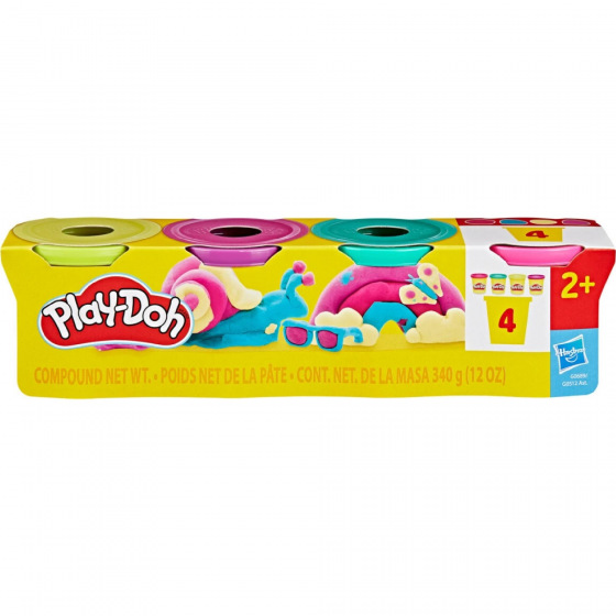 HASBRO - Play-Doh 4er-Pack Becher