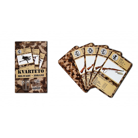 Hrací karty Wooky Kvarteto Military zbraně