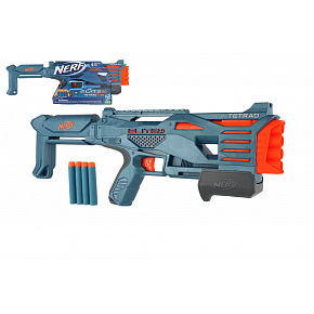 Teddies Pistole Nerf na pěnové náboje s náboji 4ks v krabici 