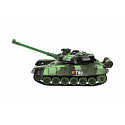 Teddies Tank RC 2,4GHz s dobíjecím packem se světlem se zvukem v krabici 37x18x16cm