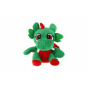 Teddies Drache sitzend Plüsch 15x18cm 4 Farben 0+