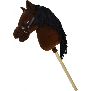 STEPPOS Premium Hobby horse Lucky tmavě hnědý 70cm