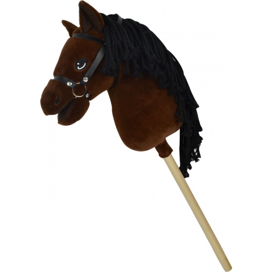 STEPPOS Premium Hobby horse Lucky tmavě hnědý 70cm
