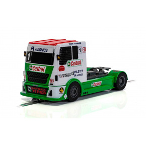 Scalextric Autíčko Super Resistant SCALEXTRIC C4156 - Racing Truck - Red & Green & White (1:32)