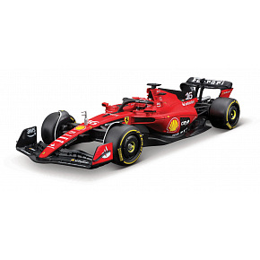 Bburago - FORMULA RACING, Ferrari SF-23 (2023) v dekorativním boxu, 16# Charles Leclerc, 1:24