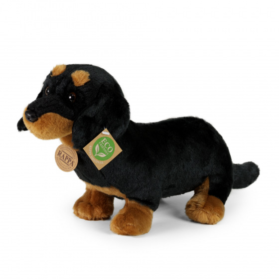 Rappa Plüschhund Dackel sitzend 30 cm ECO-FRIENDLY