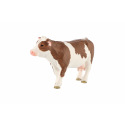 Kráva horská strakatá zooted plast 12cm 