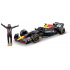 Bburago - RACE Formule F1 s figurkou jezdce, Oracle Red Bull Racing RB19 (2023), #1 Verstappen, 1:24