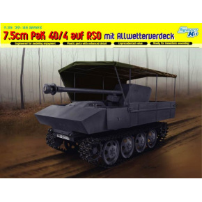 Dragon Model Kit military 6679 - 7.5cm PaK 40/4 auf RSO mit Allwetterverdeck (1:35)