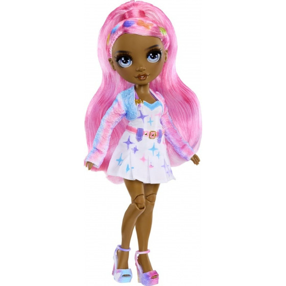 MGA Rainbow High Air Brush panenka - šedé oči