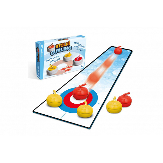 Bonaparte Curling stolní společenská hra v krabici 34x23x6cm