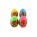 Teddies Dinosaurus kousací ve vajíčku plast 10cm 4 barvy