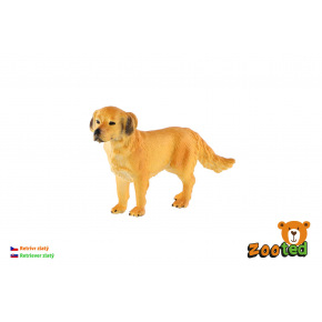 ZOOted Golden Retriever - pies domowy zooted plastikowy 10cm w worku