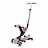 GLOBBER Koloběžka GO UP DELUXE 360° LIGHTS ECOLOGIC  3v1, berry