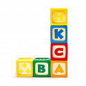 Hape Grip-n-Stack - Dřevěné kostky se silikonem