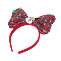 Rappa Vianočná čelenka motýlik so sobom