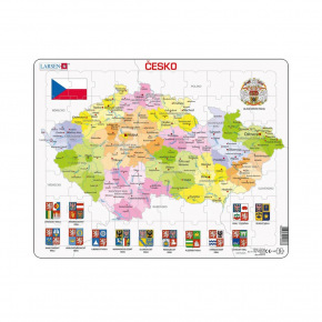 Dino ČESKÁ REPUBLIKA KRAJE 70 d. EDU Puzzle