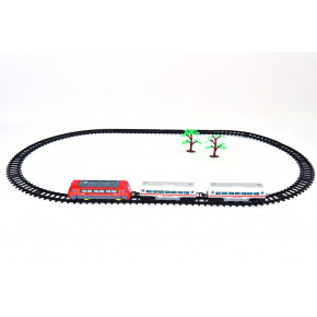 Mac Toys Tor kolejowy, czerwony, 111 cm