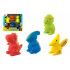 Teddies Dinosaurier faltbar aus Gummi in Schachtel 26x24x8cm 12m+