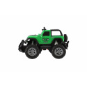 Auto RC Off-Road terénní plast 14cm na baterie 27MHz 2 barvy v krabičce 16x12x10cm
