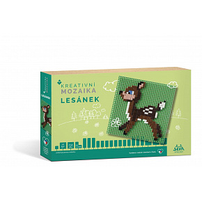 SEVA Kreativní mozaika Lesánek 254 dílků v krabici 24x16x3cm