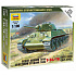 Zvezda Wargames (WWII) tank 6101 - Sovietsky stredný tank T-34/76 (1:100)
