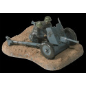 Zvezda Wargames (WWII) figurky 6114 - German Gun Pak-36 with Crew (1:72)