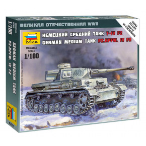 Zvezda Wargames (WWII) tank 6251 - Panzer IV Ausf.H (1:100)